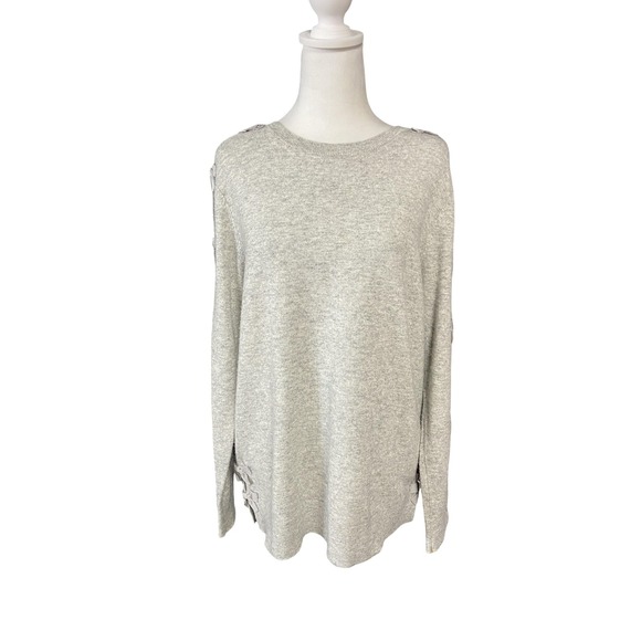 Ted Baker Sweaters - Ted Baker Sweater Womens Large Bow Detail Pullover Wool Blend Long Sleeve Top